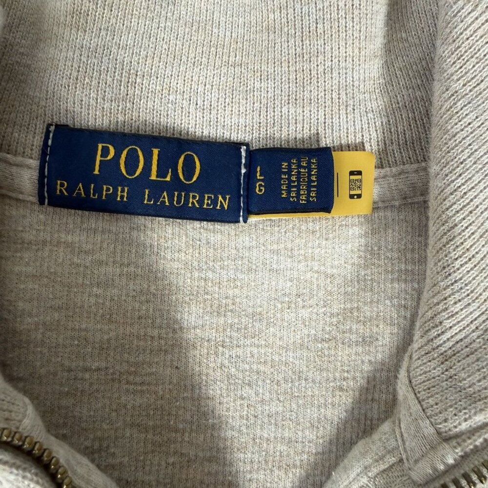 Vintage Polo Ralph Lauren 1/4 Zip knitted Cotton Sweater - Picture 8 of 9